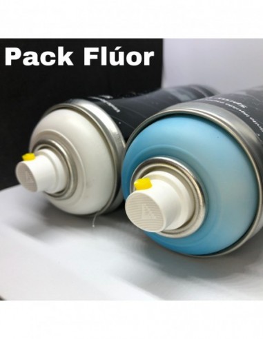 Pack Azul Flúor + Base Blanca