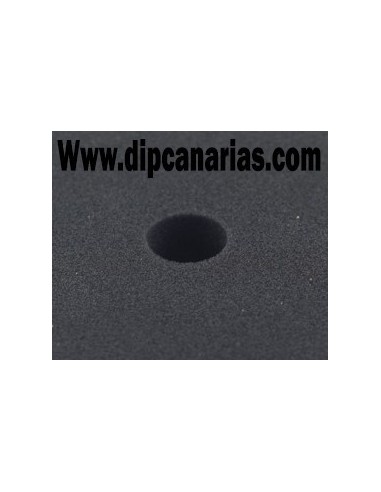 Esponja Negra Blanda Brillo 150mm