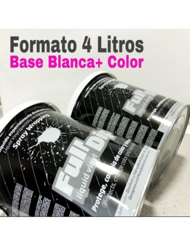 Pack Bote 4L Rosa Flúor + Blanco