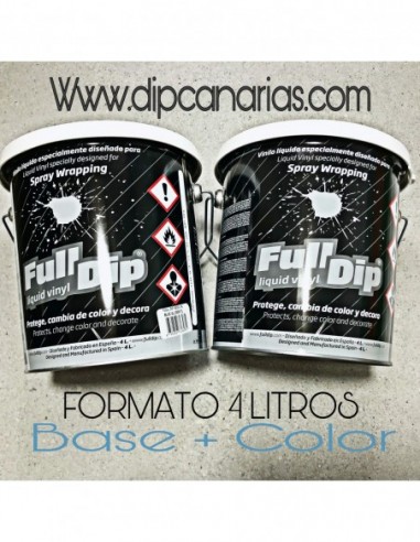 Pack Bote 4L Azul Dulce + Base Negra