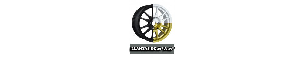 Llantas de 16 a 19"