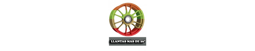 Llantas más de 20"